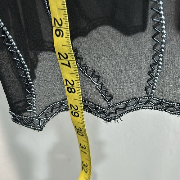 JMD transparent metallic beaded jacket - Picture 3 of 5